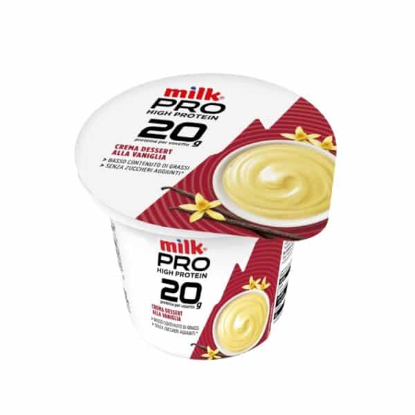 milk pro high protein vanilla dessert