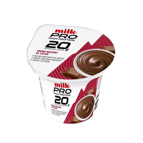 milk pro high protein chocolate dessert