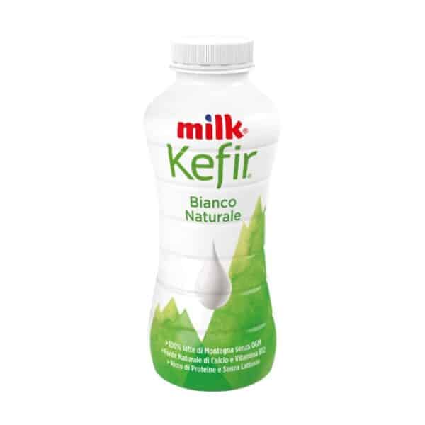 Milk kefir drink plain natural