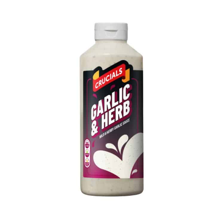 Image of Crucials Garlic &#038; Herb Sauce &#8211; 1 Ltr