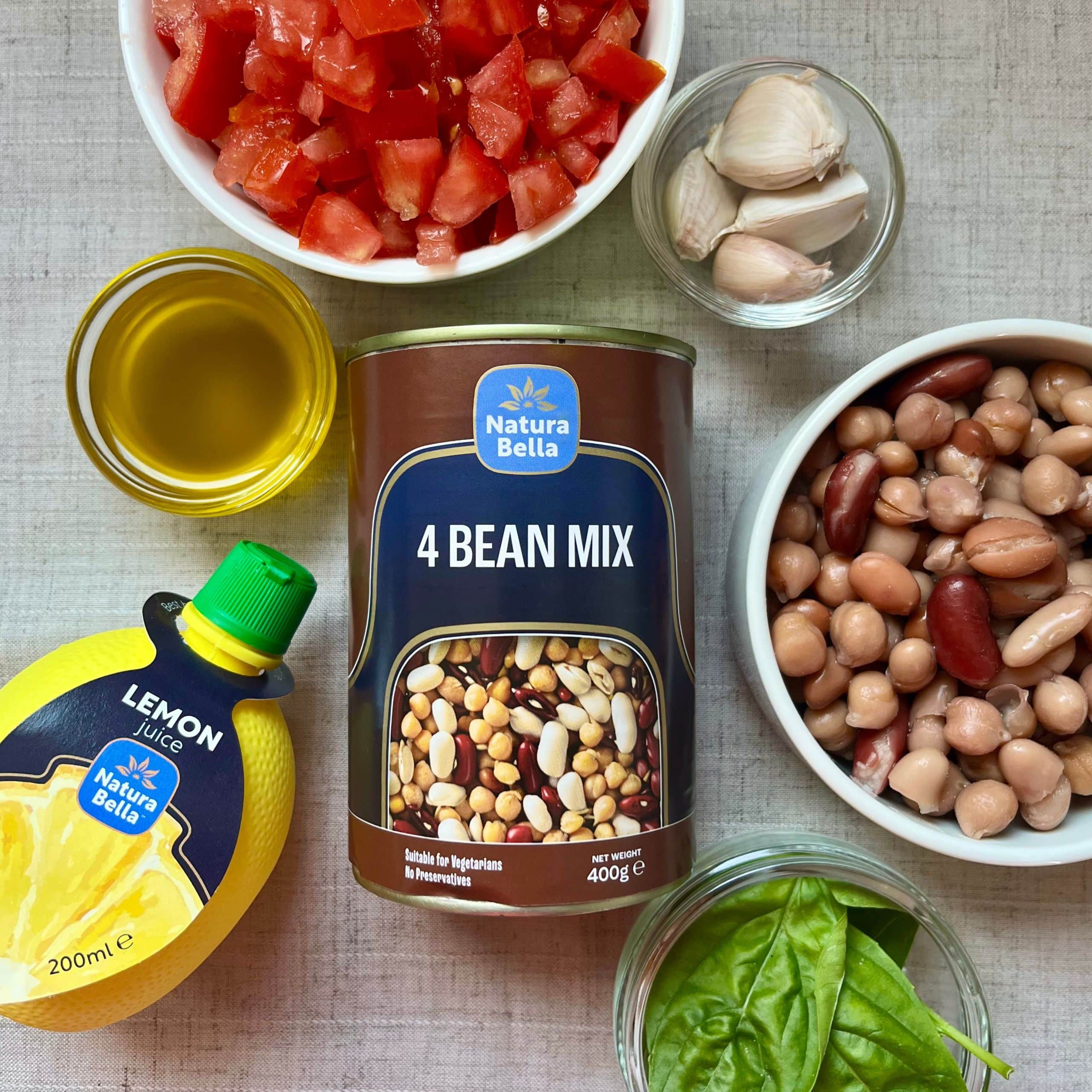 image for Four Bean Bruschetta