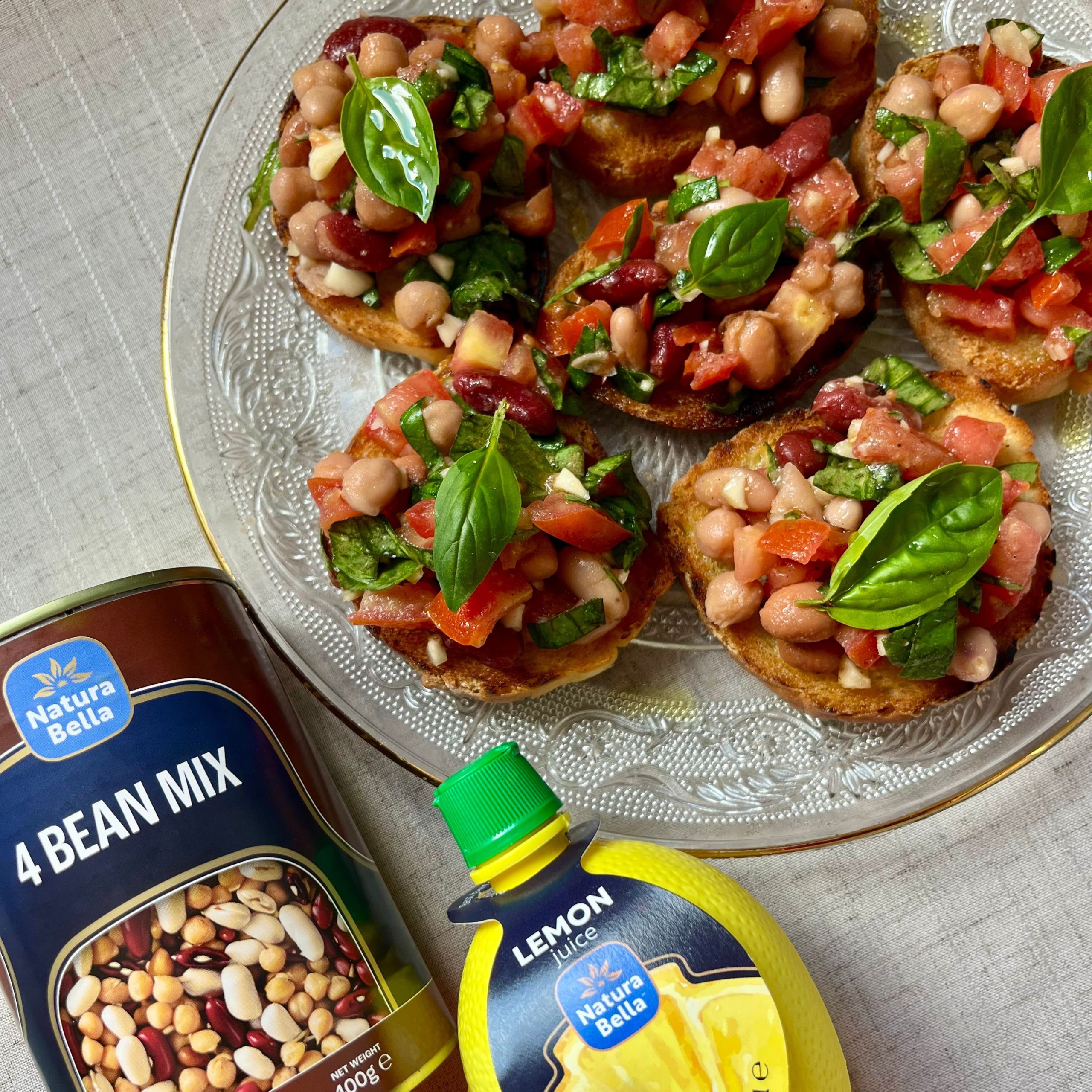 image for Four Bean Bruschetta