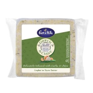 Fior Di Vita Isle of Man Mature Cheddar With Garlic and chive 200g
