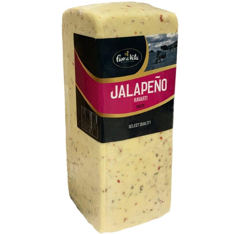 Image of Fior Di Vita Jalapeno Havarti Cheese Block – 4.5Kg