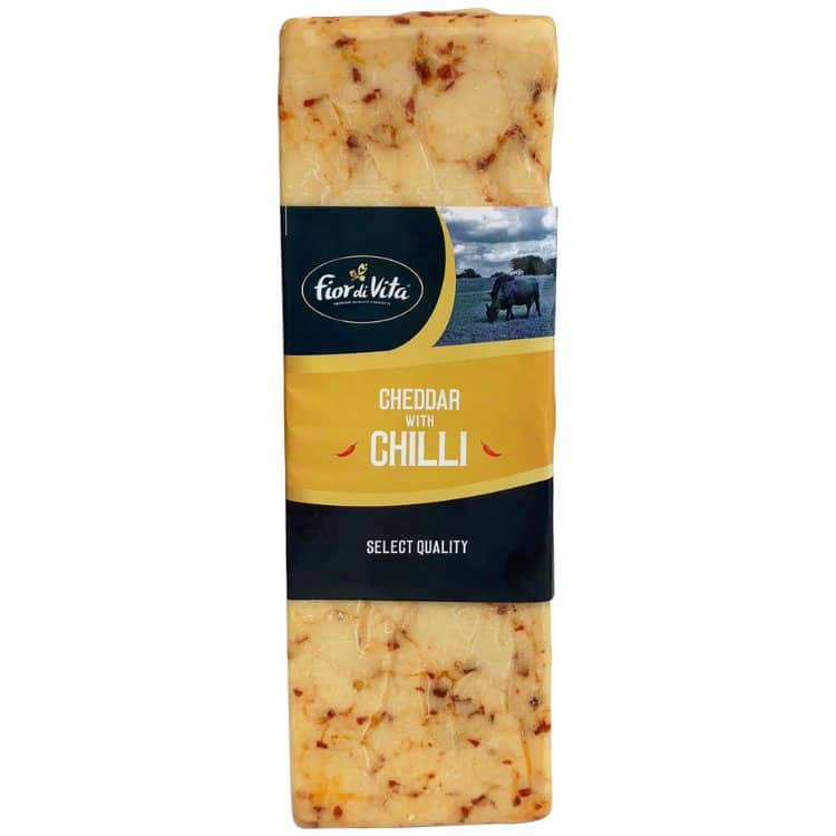 Image of Fior Di Vita Cheddar With Chilli Block – 2.5Kg