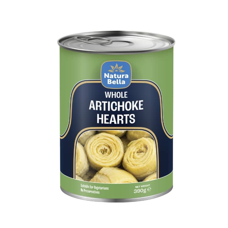 Image of Natura Bella Whole Artichoke Hearts – 390g